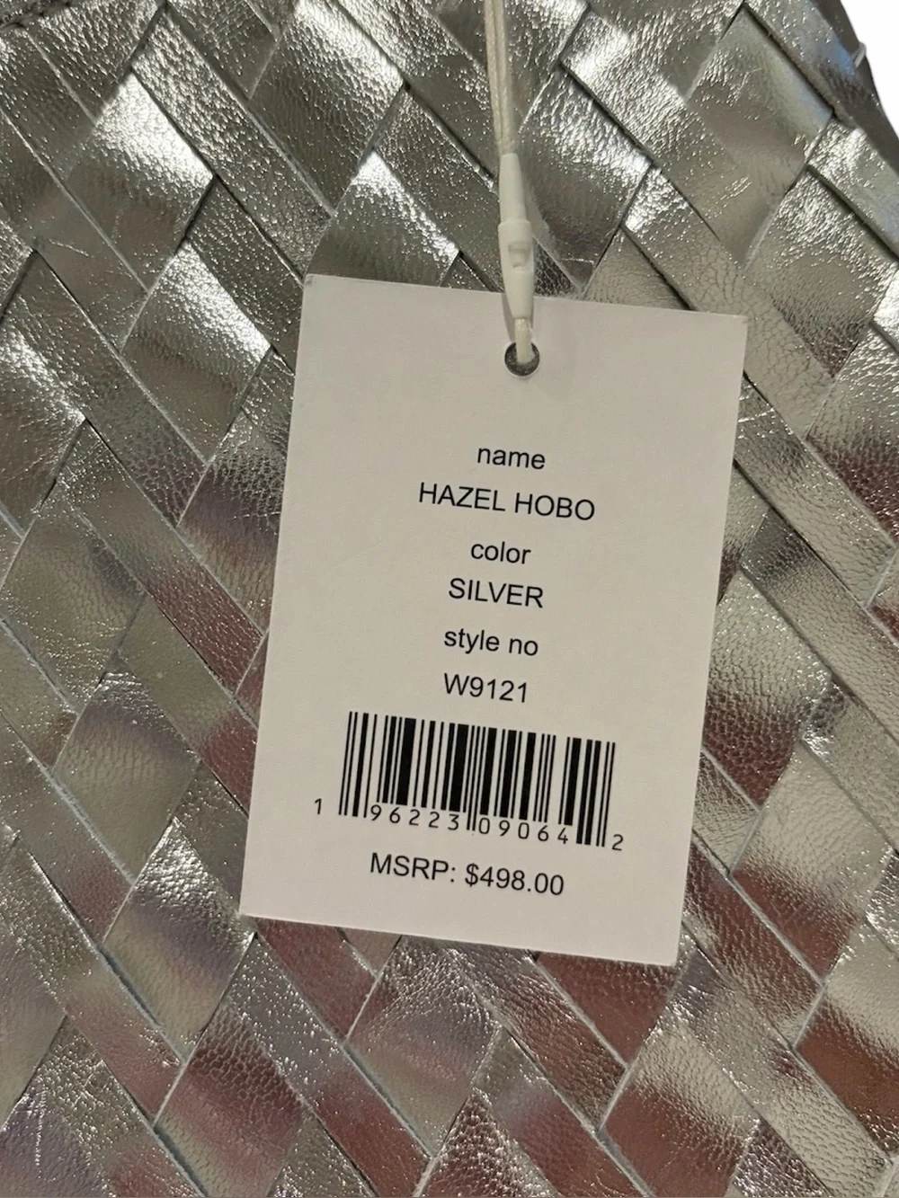 NWT: Walter Baker Hazel Hobo, Silver